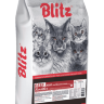 Корм для кошек всех пород Blitz Sensitive говядина полнорационный 10 кг