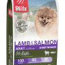 Корм для собак мелких пород Blitz Holistic ягненок и лосось беззерновой 0.5 кг