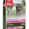 Корм для кошек всех пород Blitz Holistic курица и ягненок низкозерновой 1.5 кг